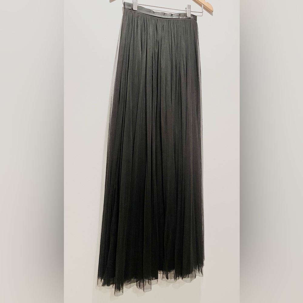 Needle & Thread Black Tulle Maxi Skirt - Size 2 - Picture 3 of 8